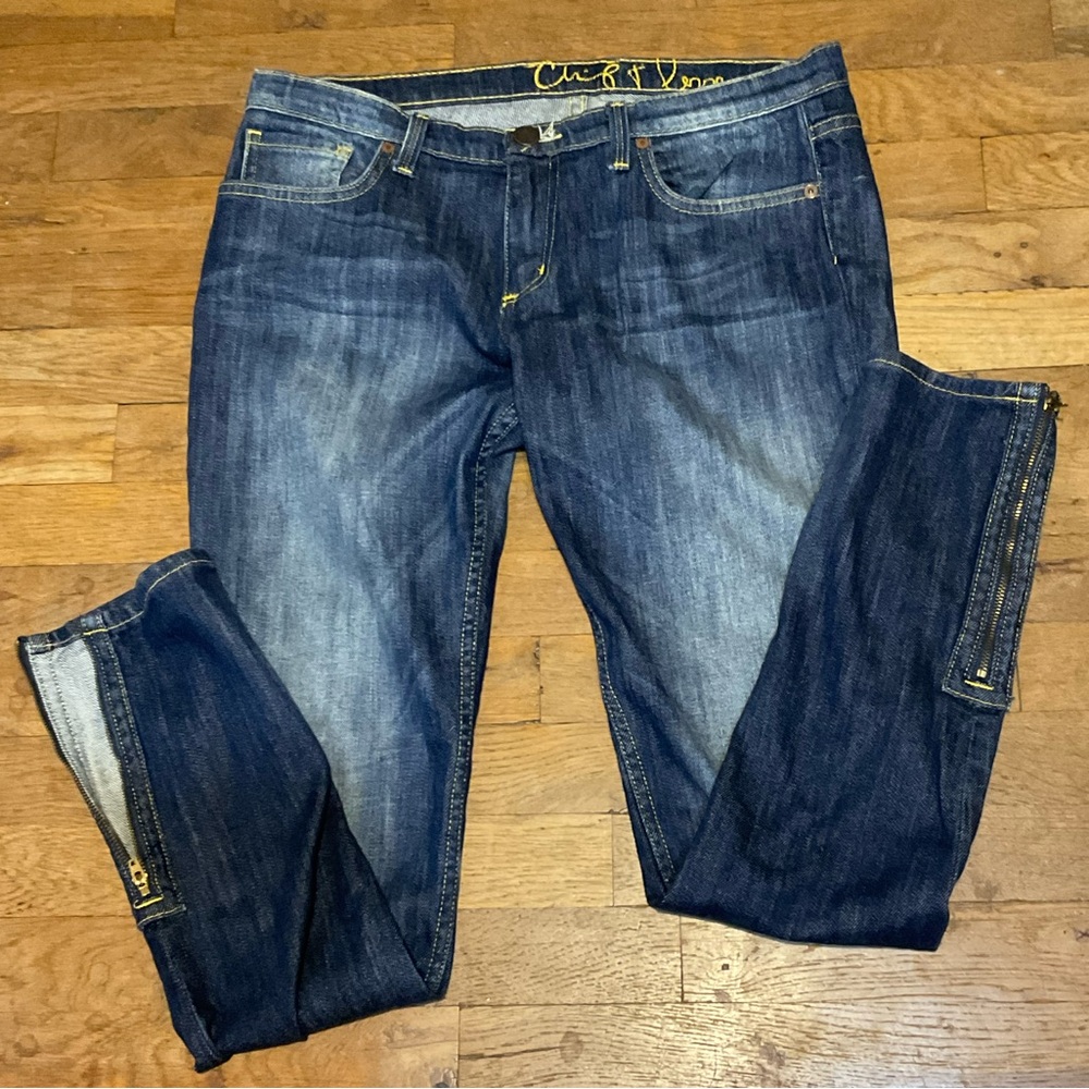 Chip & Pepper jeans with zipper up calf, skinny fit, size 31, EUC